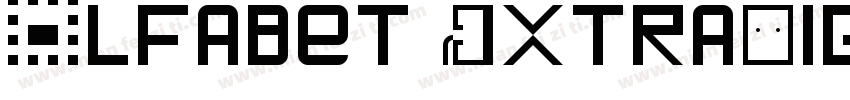 Alfabet ExtraLight字体转换